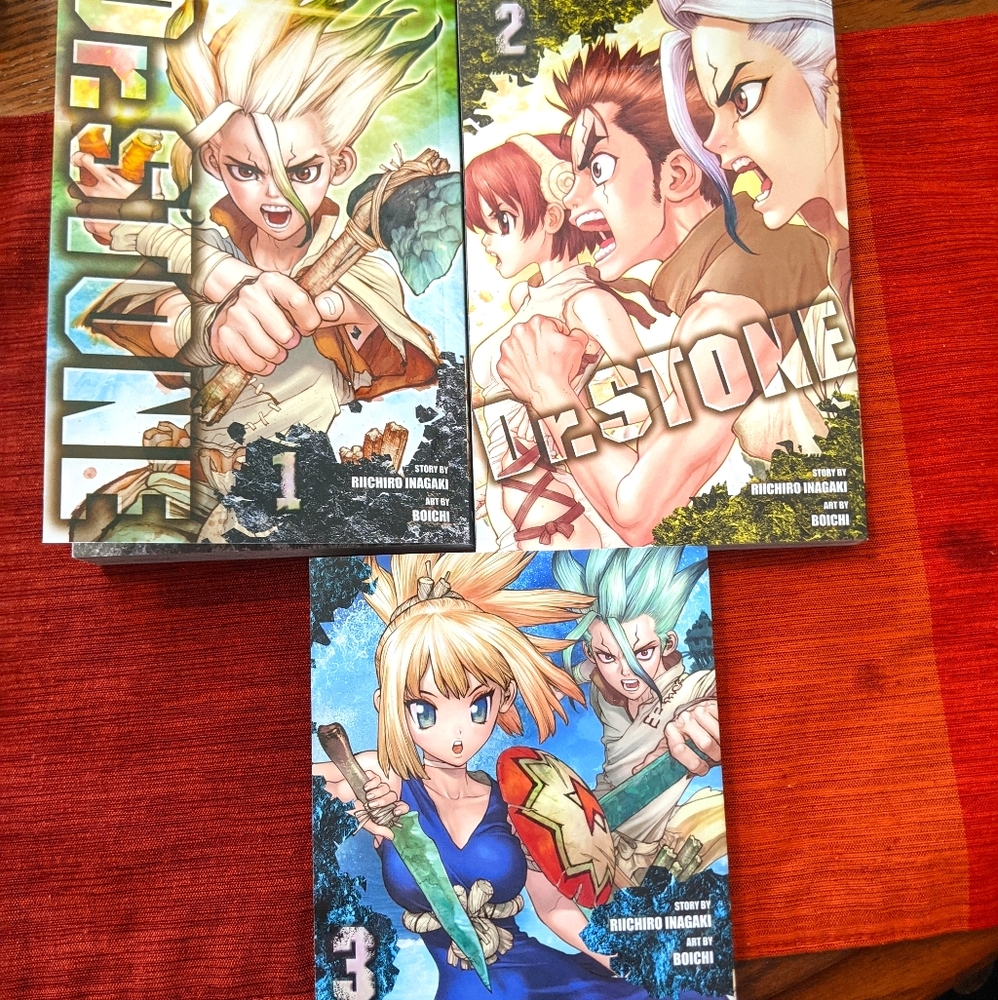 Dr. Stone volumes 1-3